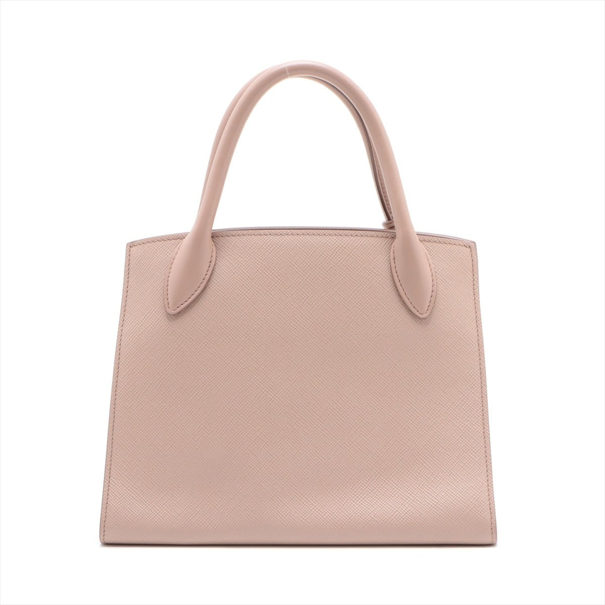 Second hand Prada Monochrome Small Saffiano Leather Pink 2-Way Bag - Tabita Bags