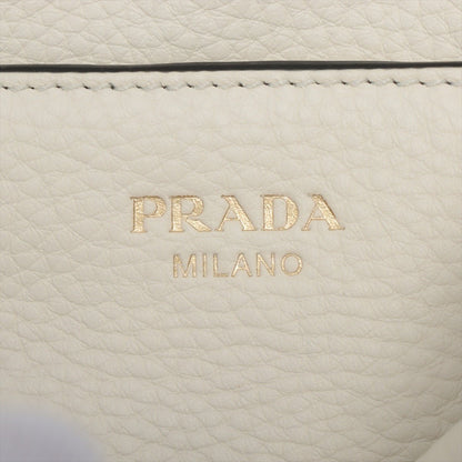 Second hand Prada Phenix Shoulder Bag White Leather - Tabita Bags