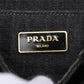 Prada-Prada Mini Canapa Denim Tote bag Black-at Tabita Bags