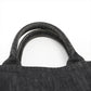 Prada-Prada Mini Canapa Denim Tote bag Black-at Tabita Bags