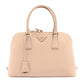 Second hand Prada Promenade Medium Saffiano Leather 2-Ways Frame Bag Beige - Tabita Bags