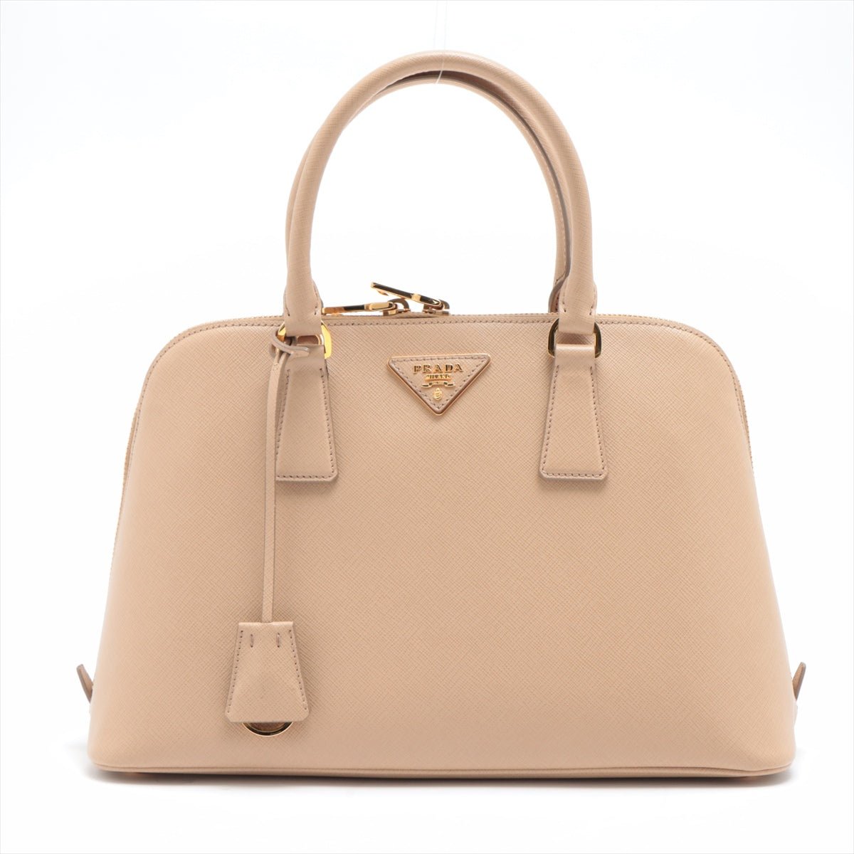 Second hand Prada Promenade Saffiano Leather 2way Beige Medium - Tabita Bags