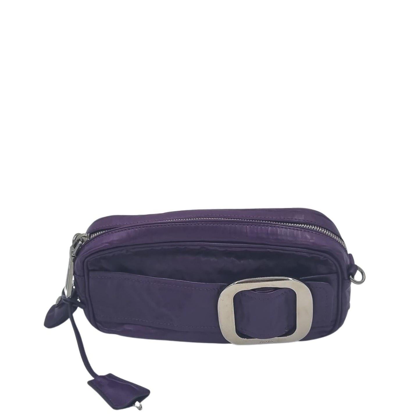 Second hand Prada Purple leather cross-body - Tabita Bags