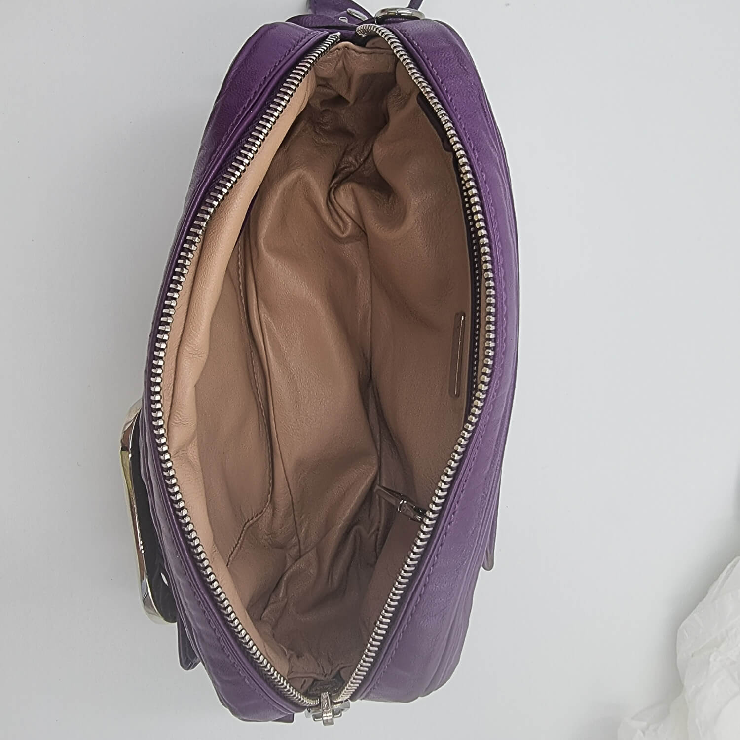 Second hand Prada Purple leather cross-body - Tabita Bags