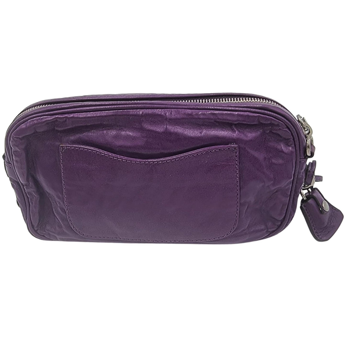 Second hand Prada Purple leather cross-body - Tabita Bags