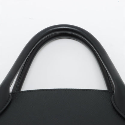 Second hand Prada Saffiano City Leather 2-way Black - Tabita Bags