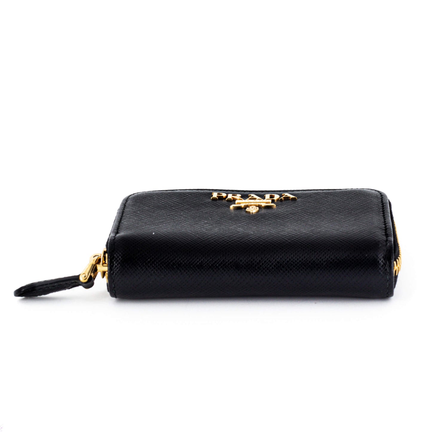 Second hand Prada Saffiano Leather Black Coin Purse - Tabita Bags