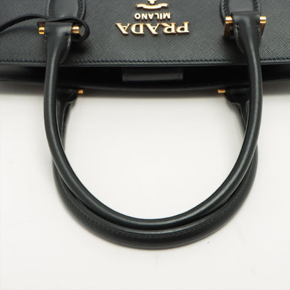 Second hand Prada Saffiano Leather Black Handbag - Tabita Bags