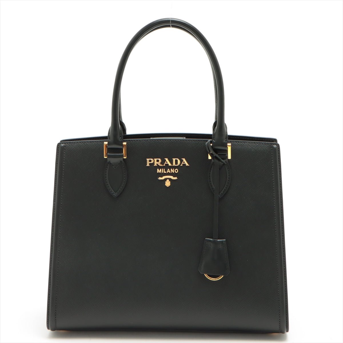 Second hand Prada Saffiano Leather Black Handbag - Tabita Bags