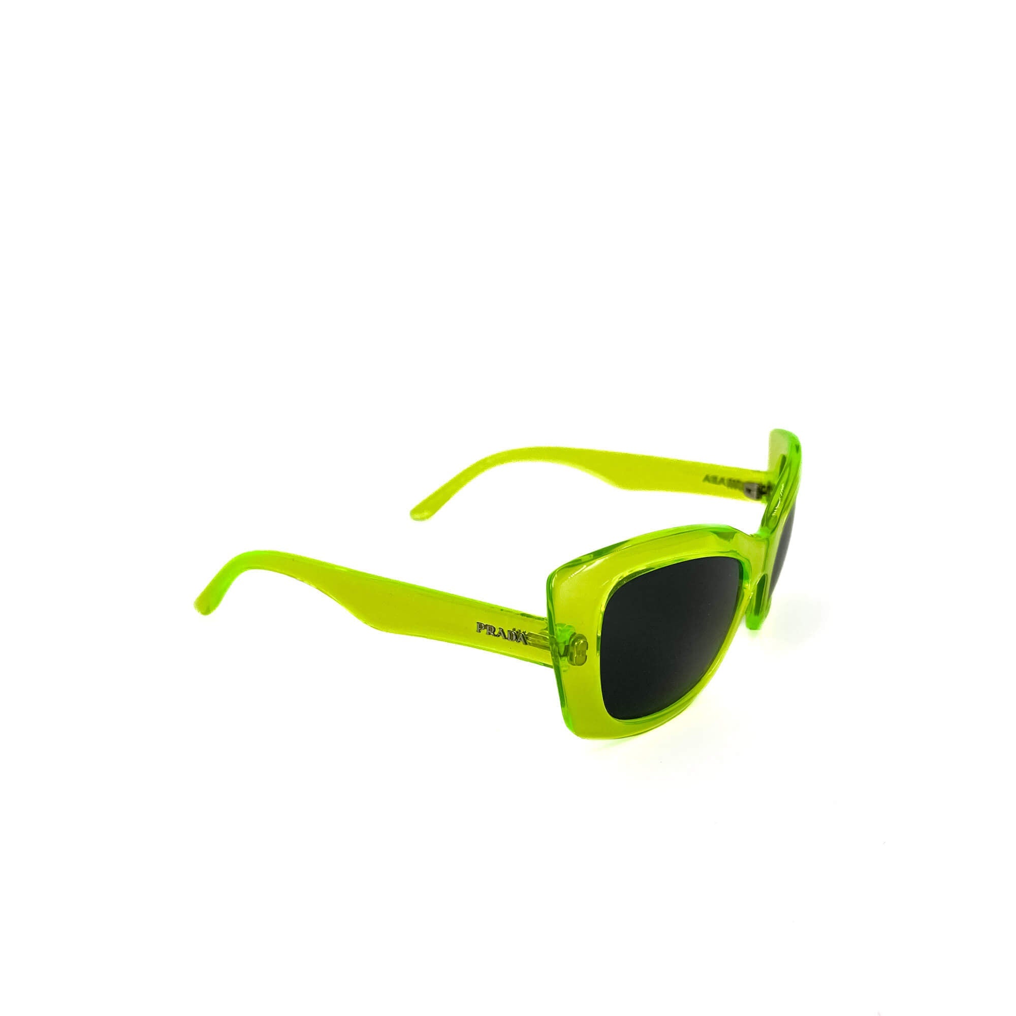 Prada neon green sunglasses online