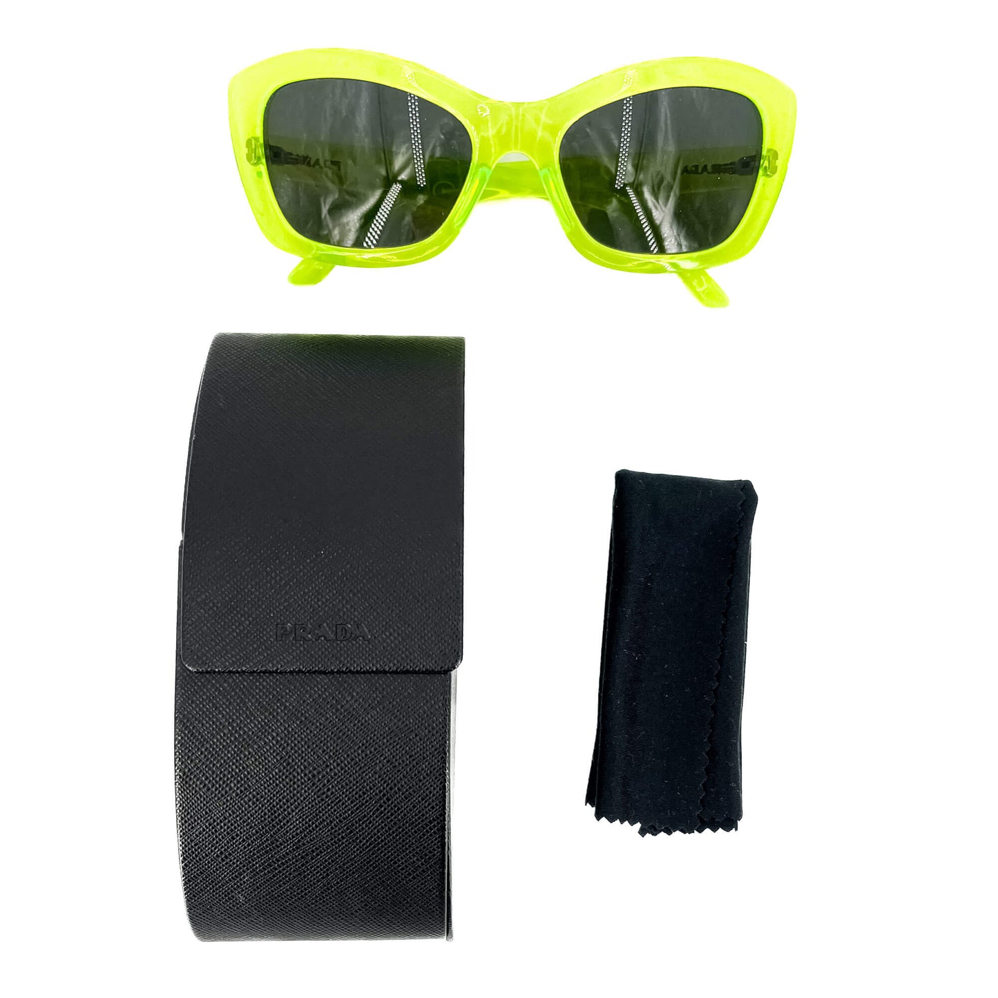 Second hand Prada Sunglasses Acetate Neon - Tabita Bags