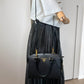 Second hand Prada Top Handle Small 2-Way Saffiano Leather Black Bag - Tabita Bags