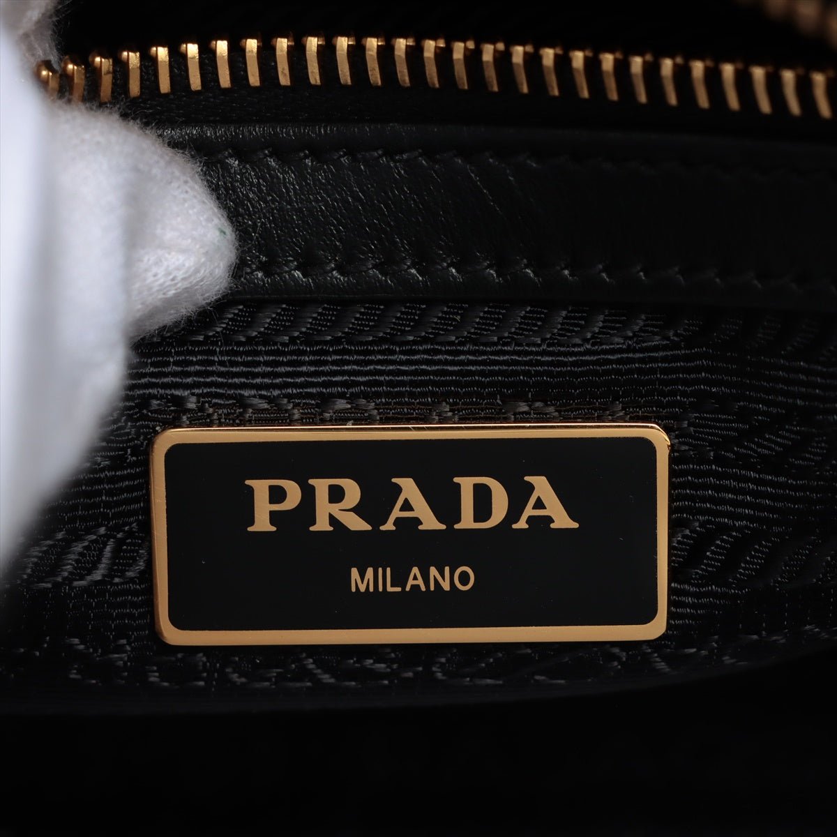 Second hand Prada Top Handle Small 2-Way Saffiano Leather Black Bag - Tabita Bags