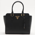 Second hand Prada Tote Black Saffiano 2way - Tabita Bags