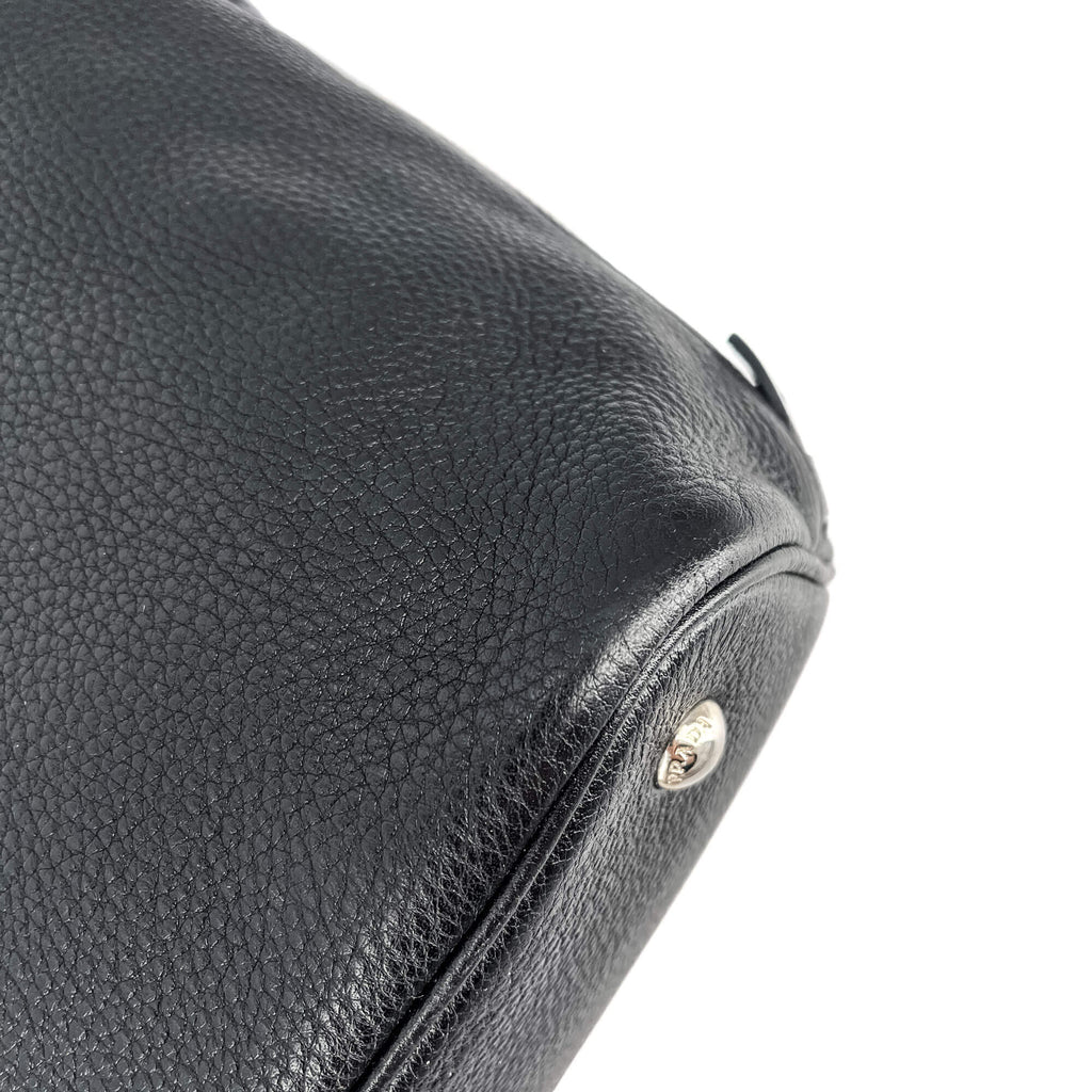 Second hand Prada Tote Handbag Leather 2-Ways Black - Tabita Bags