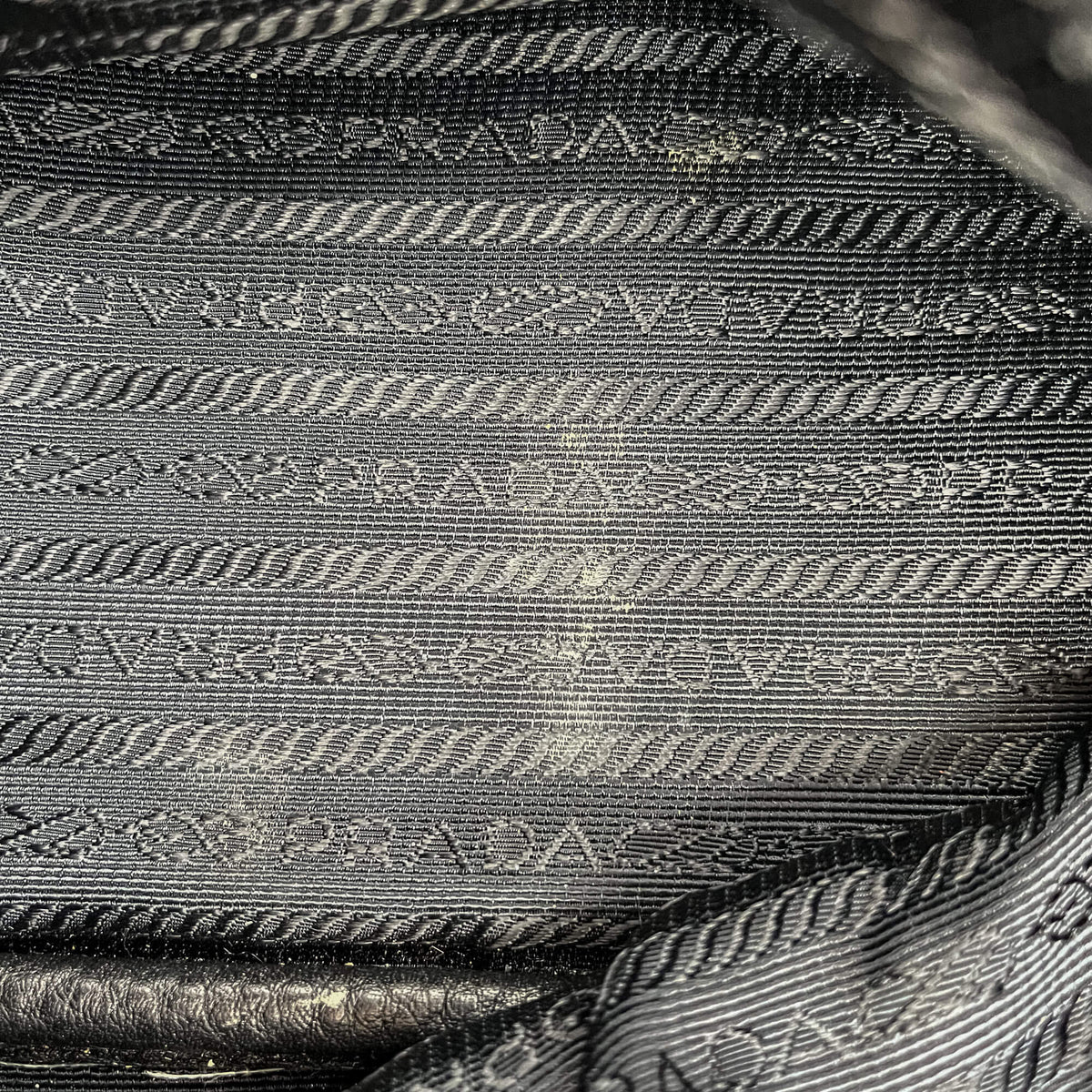 Second hand Prada Tote Handbag Leather 2-Ways Black - Tabita Bags
