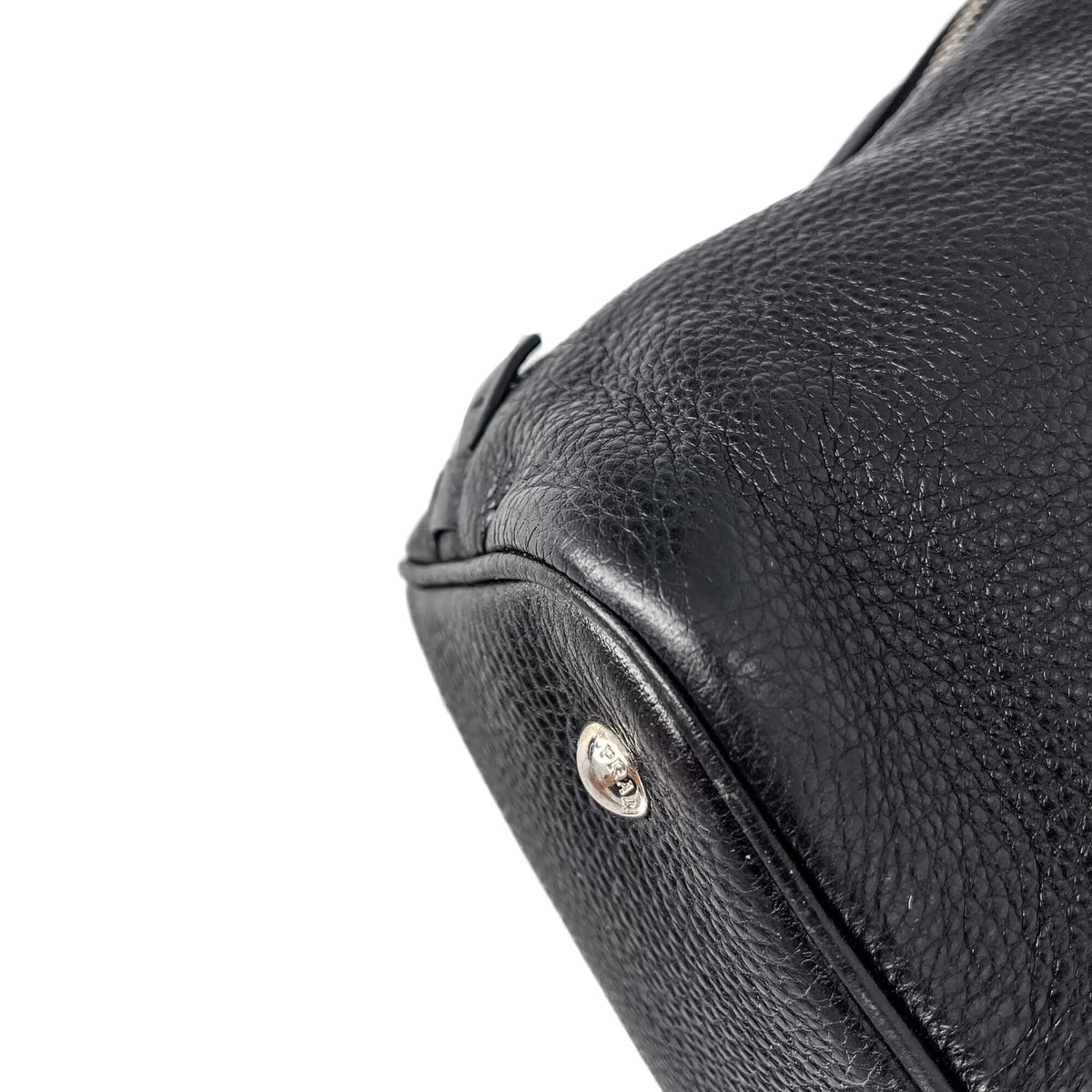Second hand Prada Tote Handbag Leather 2-Ways Black - Tabita Bags