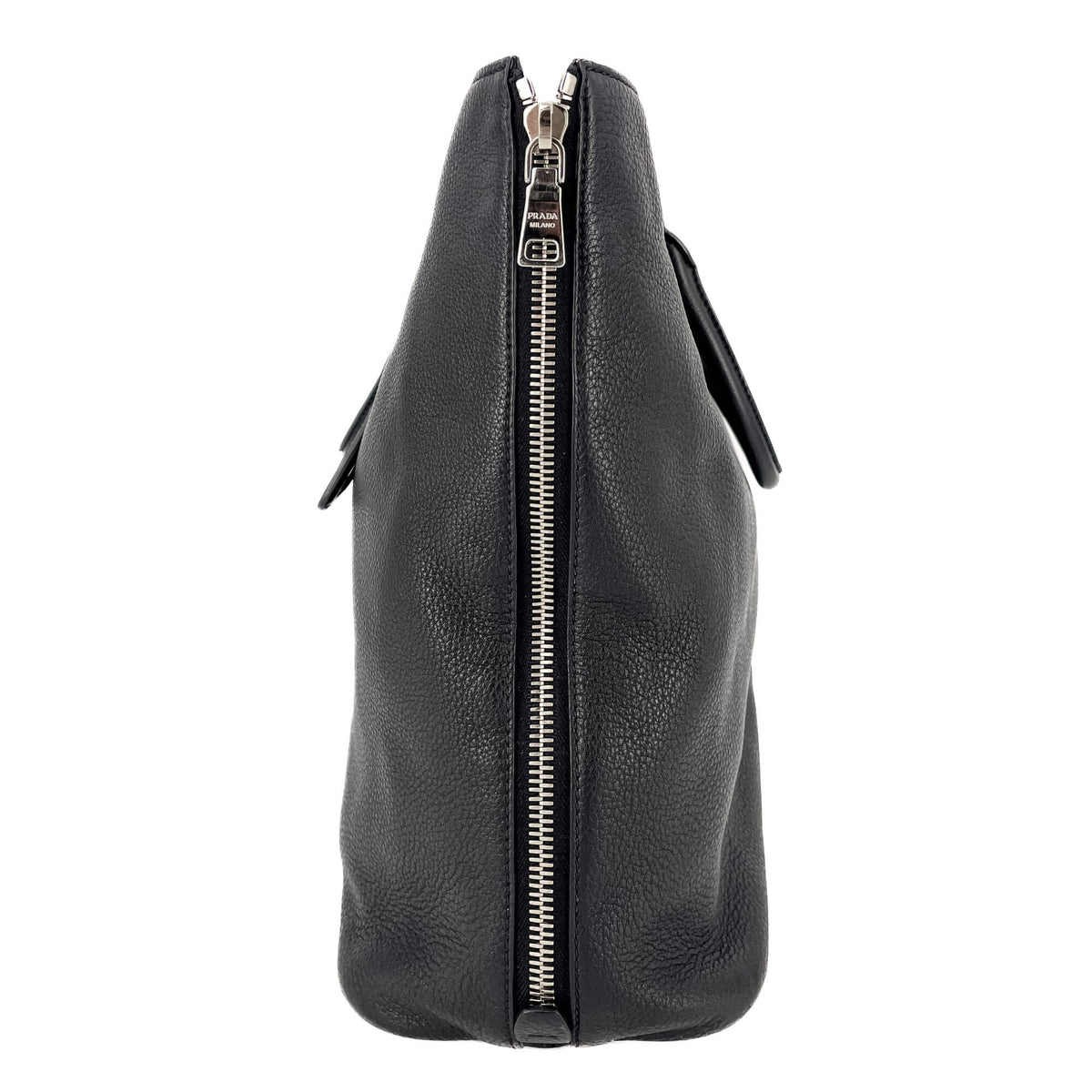 Second hand Prada Tote Handbag Leather 2-Ways Black - Tabita Bags