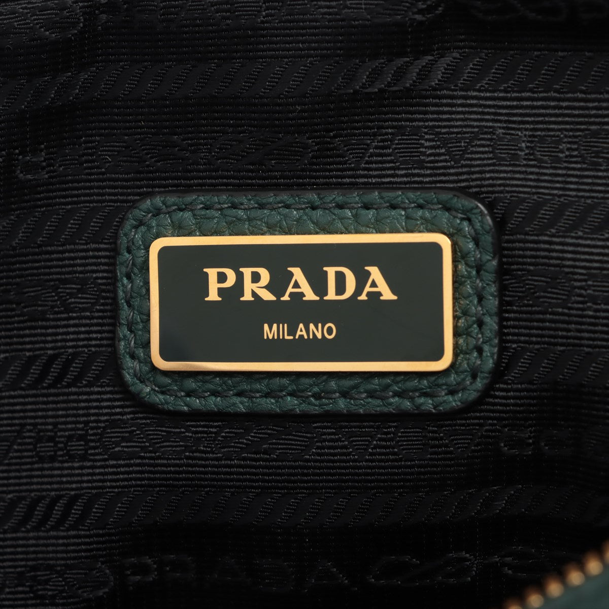 Second hand Prada Vitello Daino Green Camera Bag - Tabita Bags