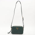 Second hand Prada Vitello Daino Green Camera Bag - Tabita Bags