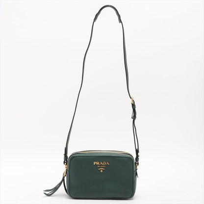 Second hand Prada Vitello Daino Green Camera Bag - Tabita Bags