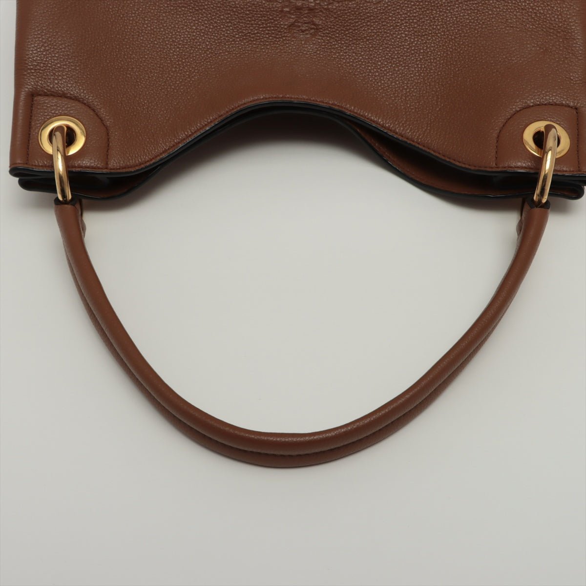 Second hand Prada Vitello Phenix Leather One Shoulder Brown - Tabita Bags