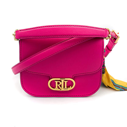 Second hand Ralph Lauren Addie Crossbody Pink Leather - Tabita Bags