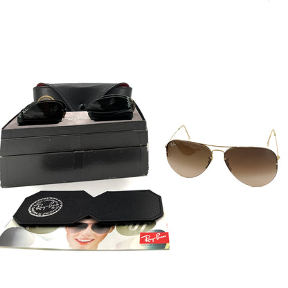 Second hand Ray Ban Aviator Flip Sunglasses - Tabita Bags