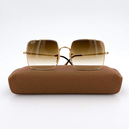 Second hand Ray Ban Sunglasses Squared Brown Lenses - Tabita Bags