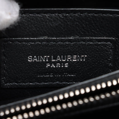 Second hand Saint Laurent Loulou Small Leather Chain Bag Black - Tabita Bags