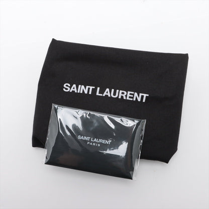 Second hand Saint Laurent Loulou Small Leather Chain Bag Black - Tabita Bags