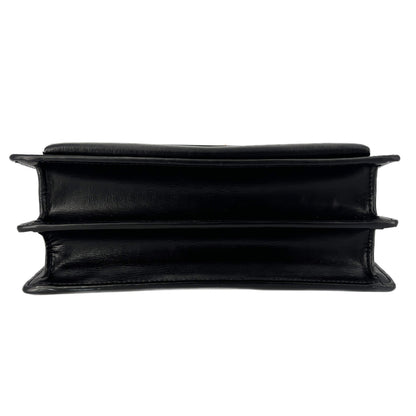 Second hand Saint Laurent Sunset Medium Leather Chain Should Bag Black - Tabita Bags