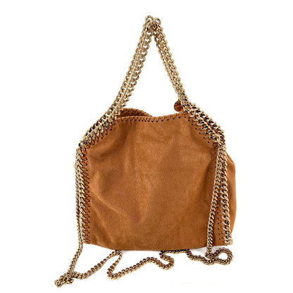 Second hand Stella McCartney Falabella Mini Vegan Fabric Brown Bag - Tabita Bags