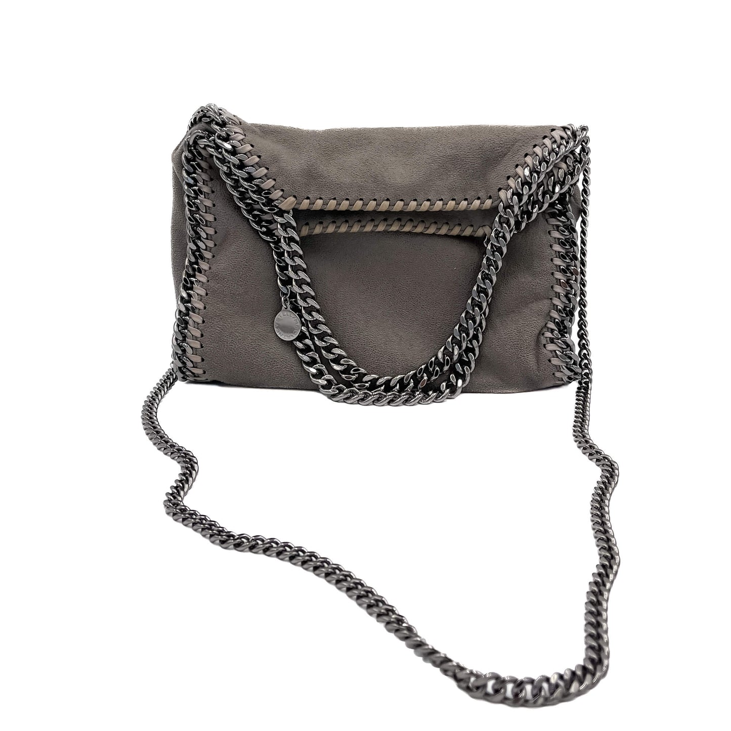 Second hand Stella McCartney Falabella Mini Vegan Fabric Grey Bag - Tabita Bags