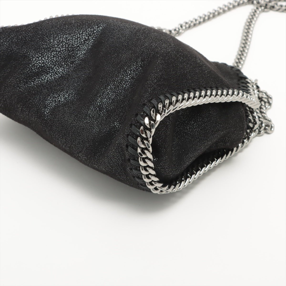 Second hand Stella McCartney Falabella Tiny Vegan Fabric Black Bag - Tabita Bags