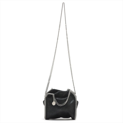 Second hand Stella McCartney Falabella Tiny Vegan Fabric Black Bag - Tabita Bags