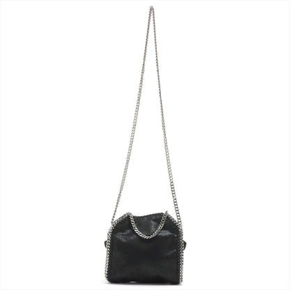 Second hand Stella McCartney Falabella Tiny Vegan Fabric Black Bag - Tabita Bags