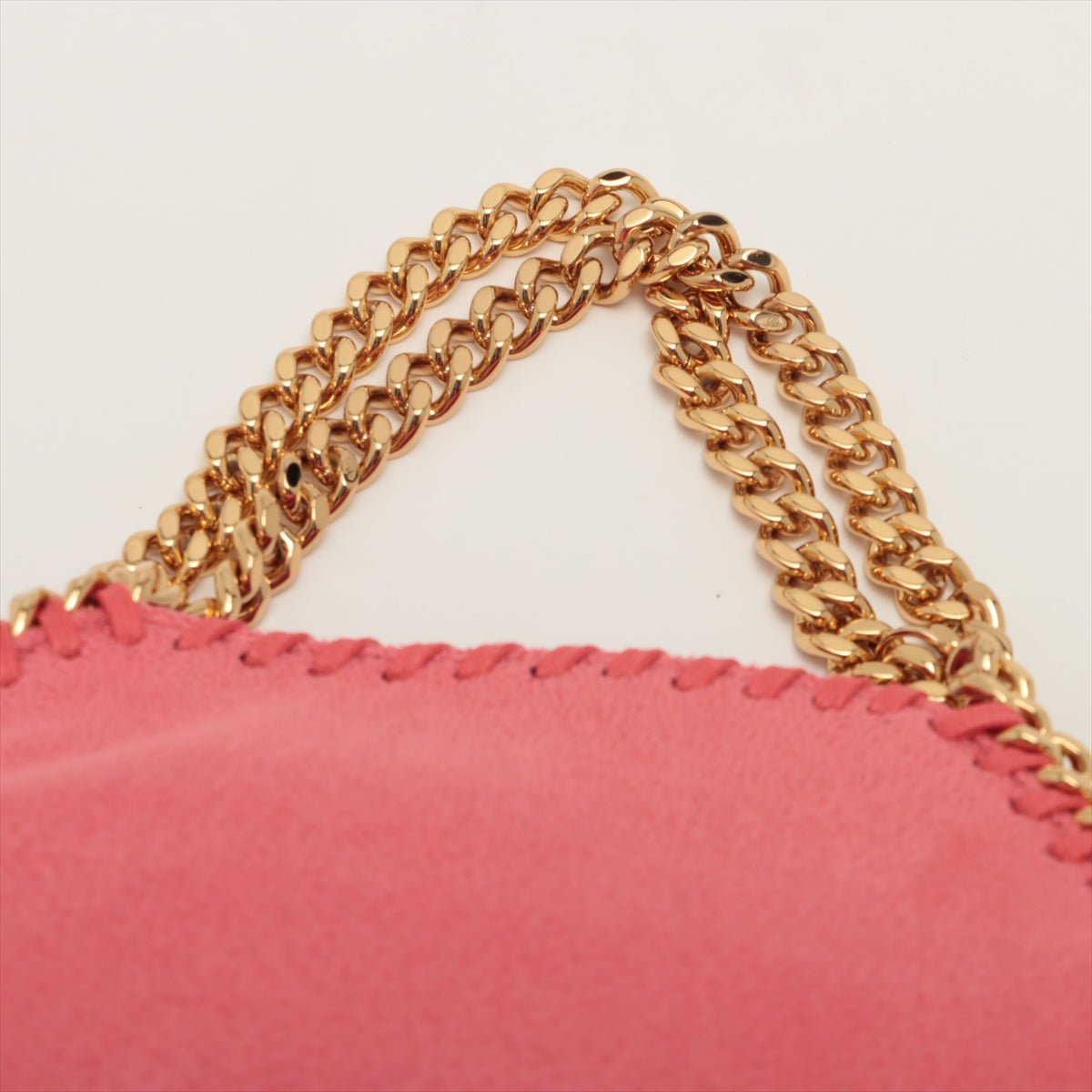 Second hand Stella McCartney Falabella Tiny Vegan Fabric Pink Bag - Tabita Bags