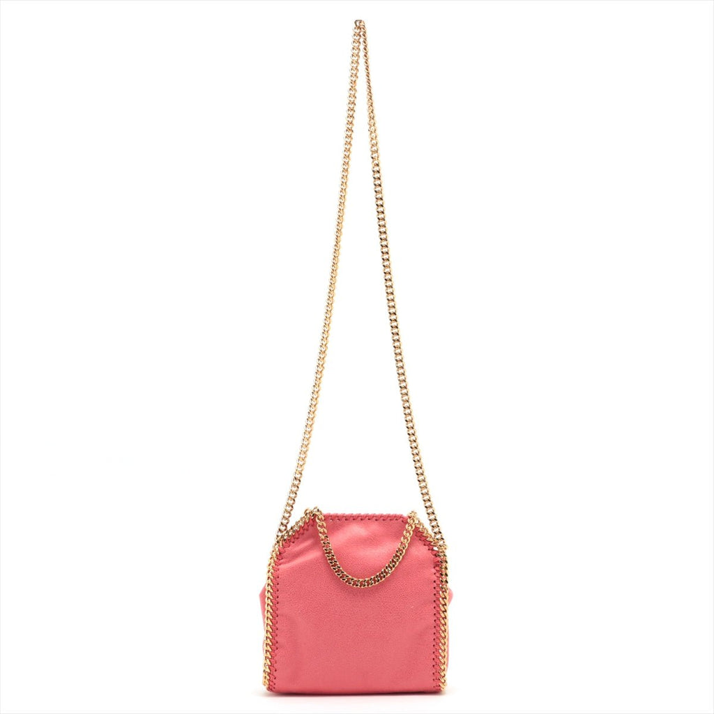 Second hand Stella McCartney Falabella Tiny Vegan Fabric Pink Bag - Tabita Bags