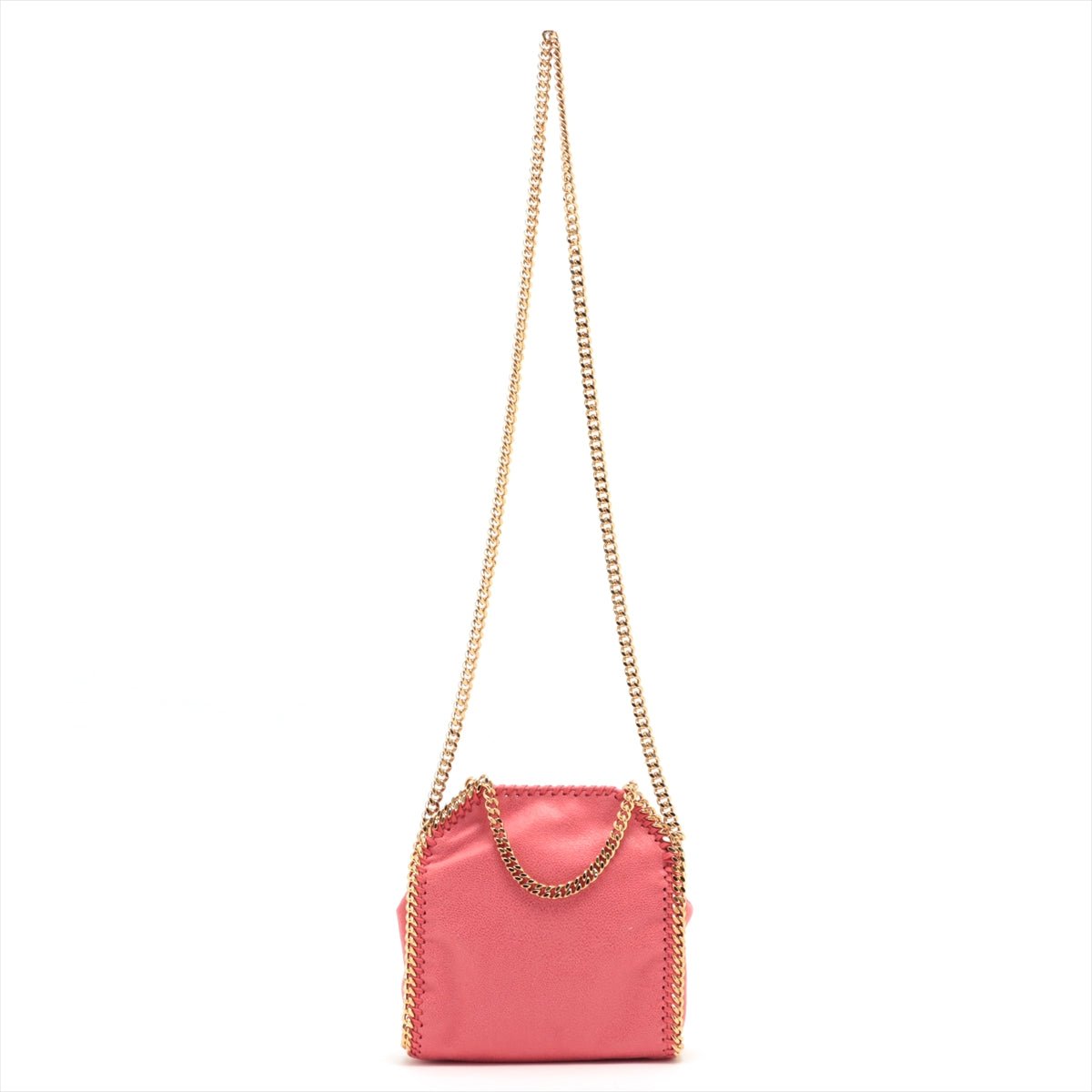 Second hand Stella McCartney Falabella Tiny Vegan Fabric Pink Bag - Tabita Bags