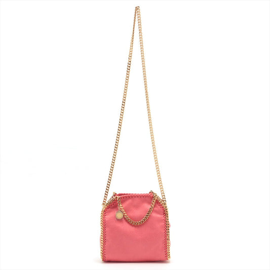 Second hand Stella McCartney Falabella Tiny Vegan Fabric Pink Bag - Tabita Bags