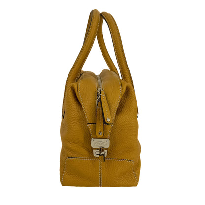 Second hand Tod's 3-Way Shoulder Bag Leather Yellow - Tabita Bags