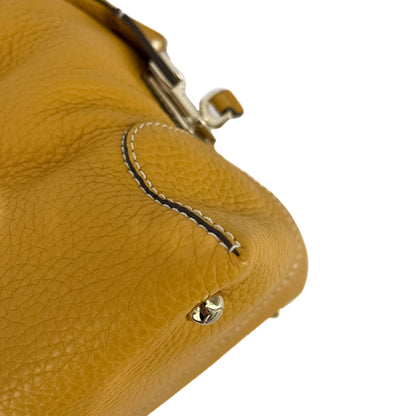 Second hand Tod's 3-Way Shoulder Bag Leather Yellow - Tabita Bags