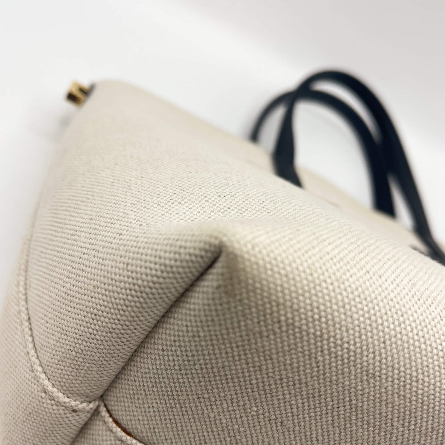 Second hand Tom Ford Tom Ford T Tote Canvas and Leather Beige - Tabita Bags