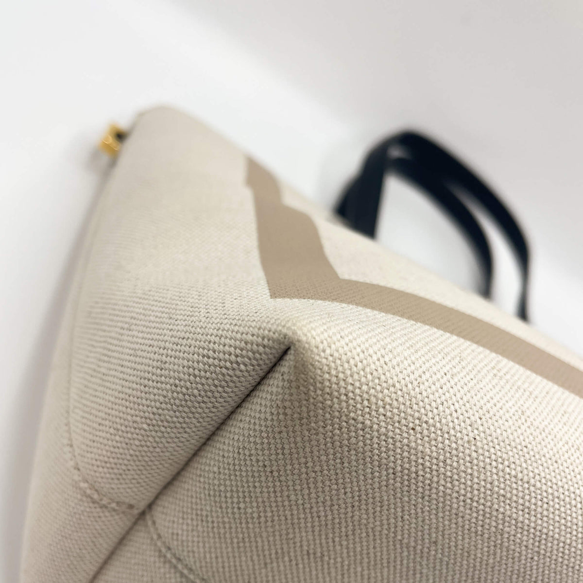 Second hand Tom Ford Tom Ford T Tote Canvas and Leather Beige - Tabita Bags