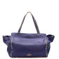 Second hand Valentino Garavani Rockstud Tote Blue Leather - Tabita Bags