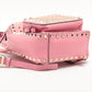 Second hand Valentino Garavani Rockstuds Leather Pink Backpack - Tabita Bags