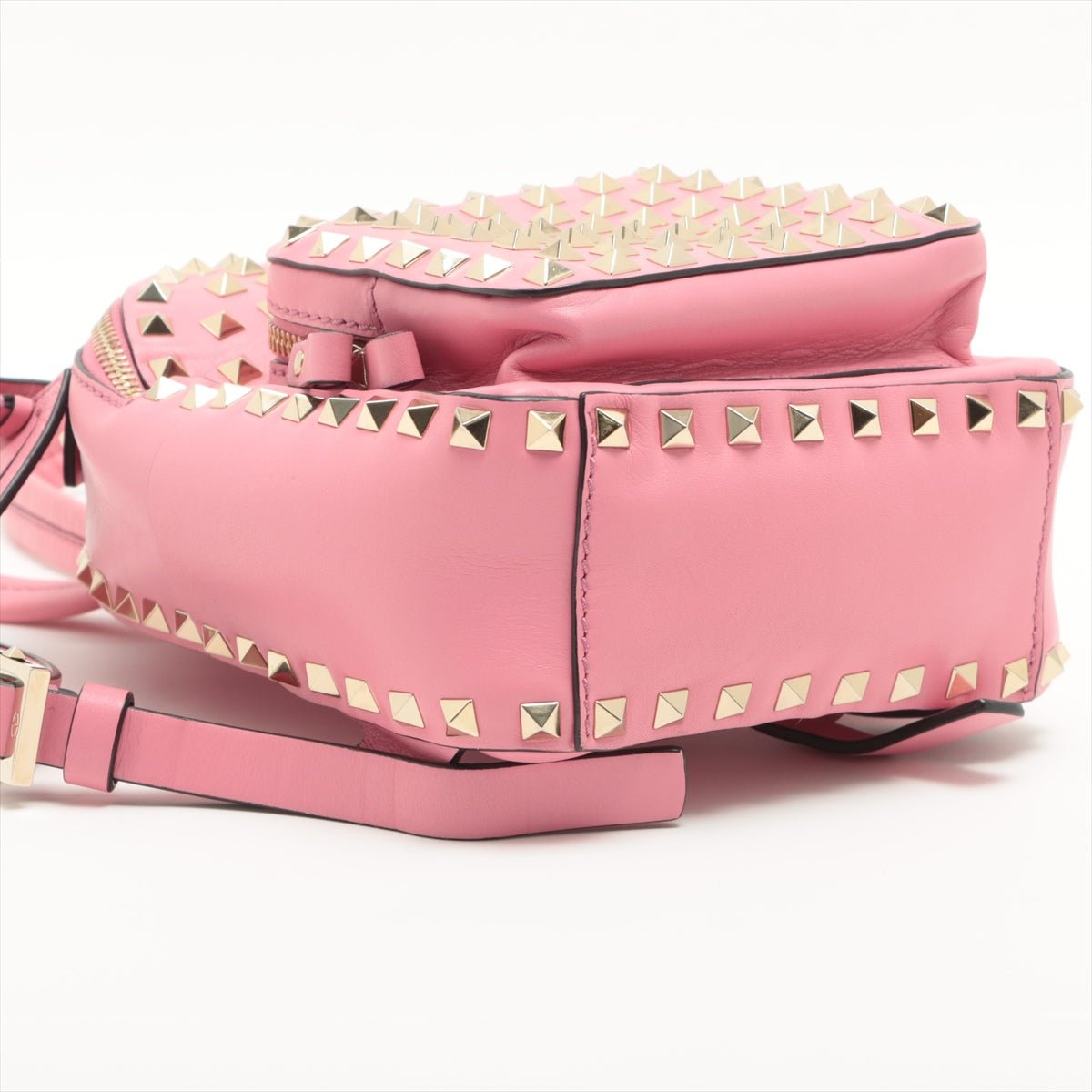 Rockstuds Leder Rosa Rucksack - Main Image
