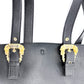 Second hand Versace Jeans Couture Black Eco-leather Shopping Bag - Tabita Bags