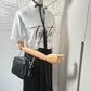 Second hand Yves Saint Laurent Chain Leather Black Bowler Bag - Tabita Bags